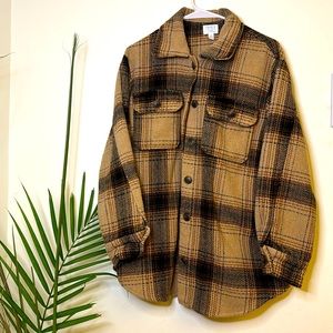 Time & Tru - Oversized Grandpa Chic jacket / shacket